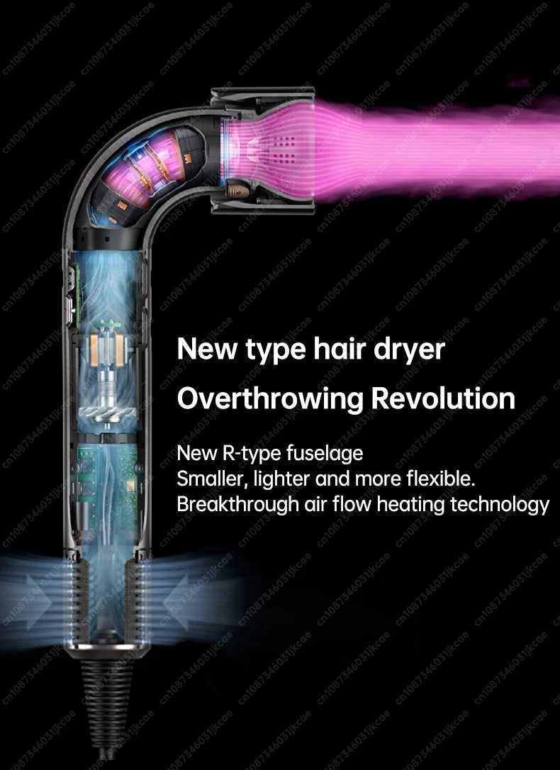 200 Million Anion Blow Dryer Professinal Leafless Hair Dryer Negative Lon Hair Care Quick Home Powerful Hairdryer Constant HD18XJ251022