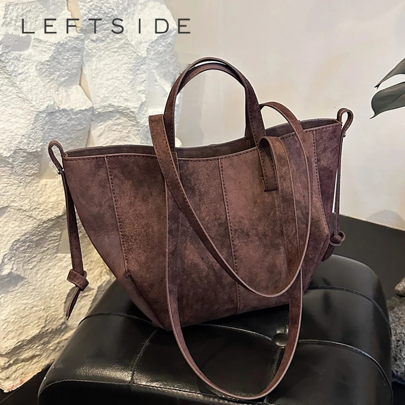 LEFTSIDE Small PU Leather Shoulder Bags for Women 2025 Crossbody Bag Females Retro Handbags and Purses 251018