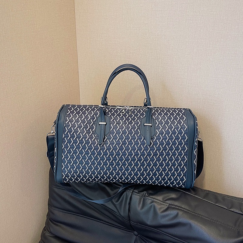 New Lingge Travel Bag Large Capacity Waterproof Shoulder Cross-Body Handbag Trend All Luggage Boarding Bag 2025s hot