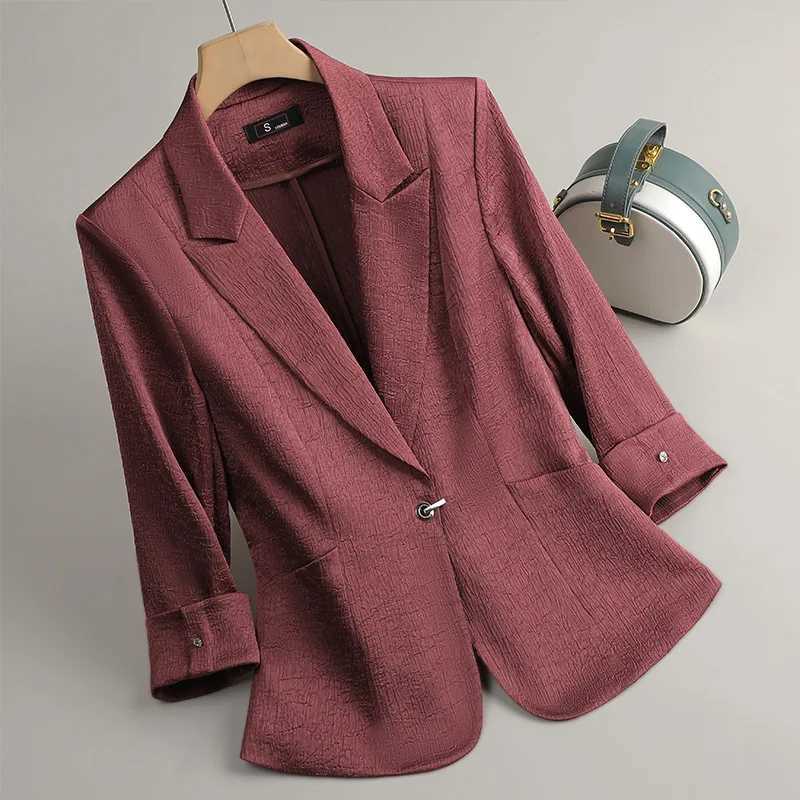 Fashion Office Ladies Blazer and Pants Suit Formal Angola Red Women Jacket Trouser Women Business Work Wear 2 Piece SetT251022