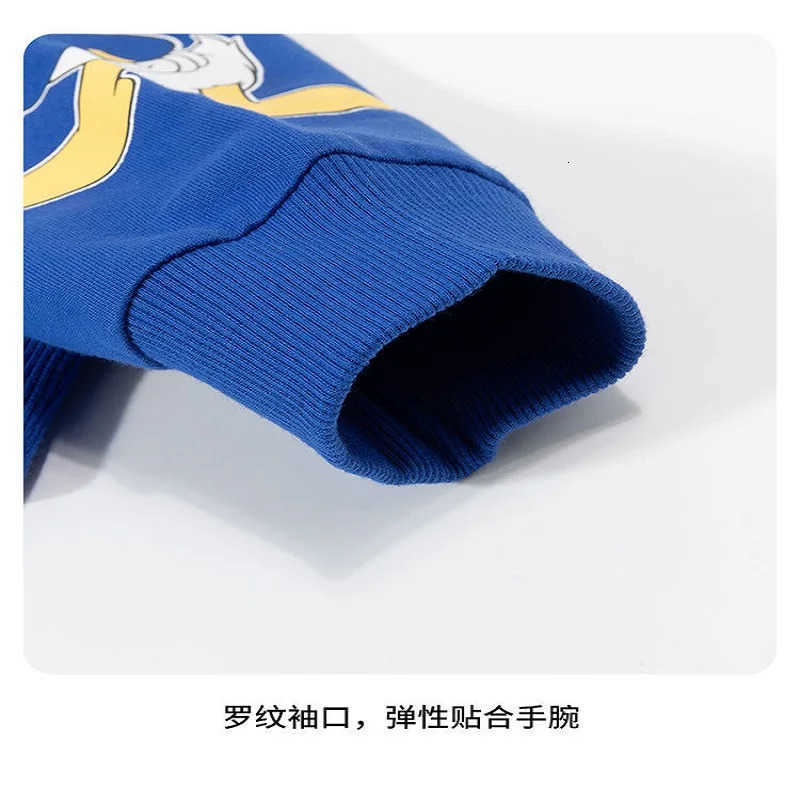 Disney Autumn Baby Girl Boy Clothes Set Children Donald Duck Printing Sweatshirt Top and Pants Bottom 2Pcs Suit Cotton Tracksuit H251022