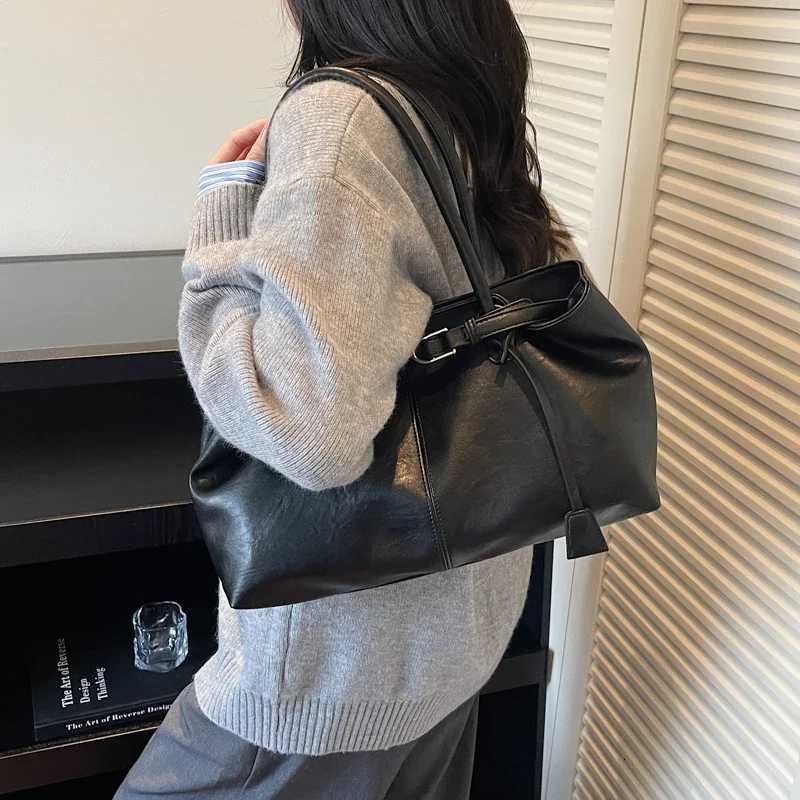 New Cmuter PU Leather Tote Bag for Wen Shoder Bags 2025 Designer Luxury Short Handle Brand Solid Color Handbags and Purses Y251022