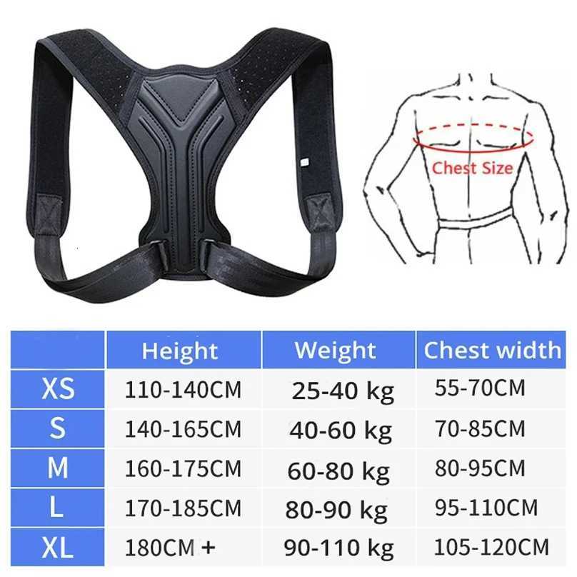 Adjustable Back Shoulder Posture Corrector Belt Clavicle Spine Support Reshape Your Body Home Office Sport Upper Back Neck Brace1 D251022