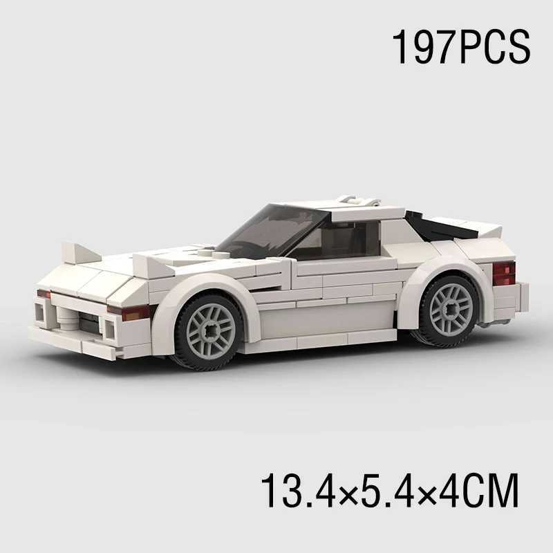 MOC Pickup Car Model Building Blocks GT RS6 Super Race Speed Racing Sports Police Vehicle Technical Racing Brick Christmas Gif J251022