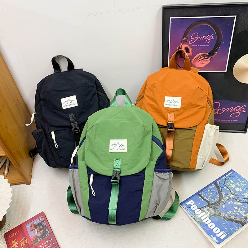 New hot selling designer children's kindergarten backpack boys and girls outdoor hiking backpack lightweight outdoor letter backpack