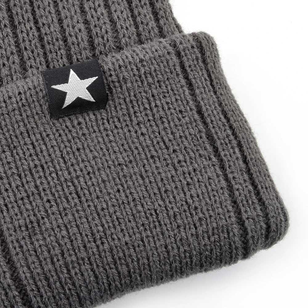 Winter Hats For Men Knitted Wool Solid Color Beanie Hat Mens Warm Skullies Cap Knitting Doulbe Layer Thick Outdoor Ski Bonnet J251022