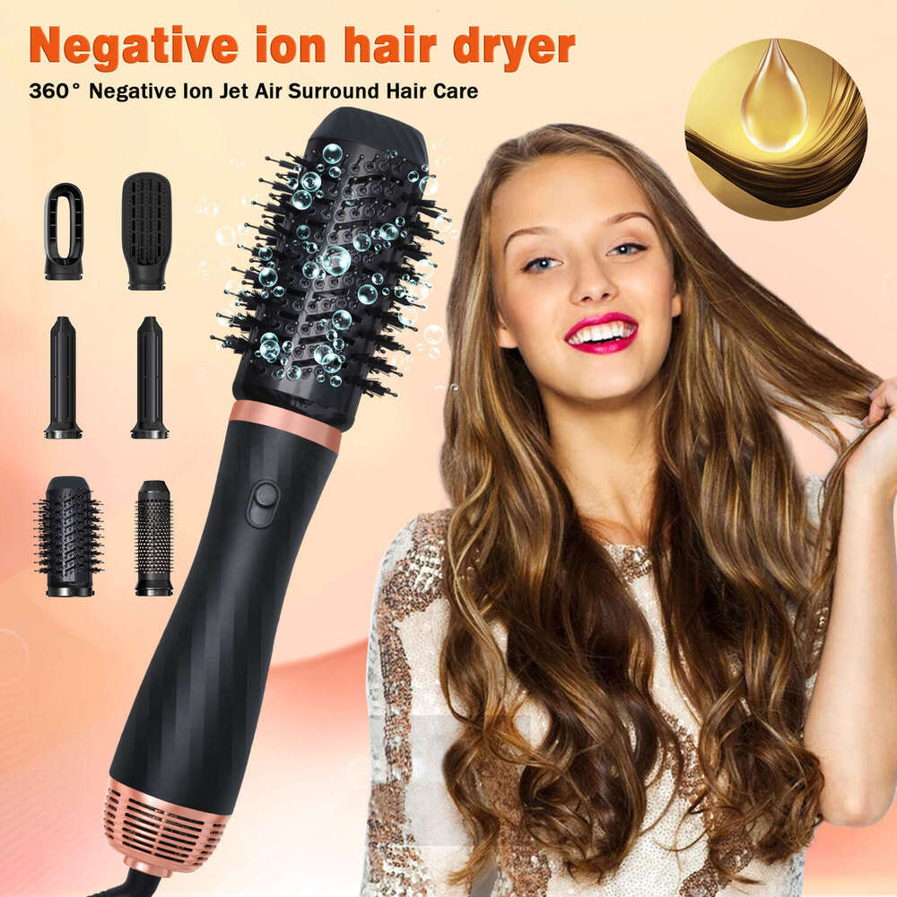 Well Known Brand Designer High Power Wiredrawing Hot Air Comb Curling Iron Hair Straightener Dryer Six In One Net Red Travel Home Integrated Stylist