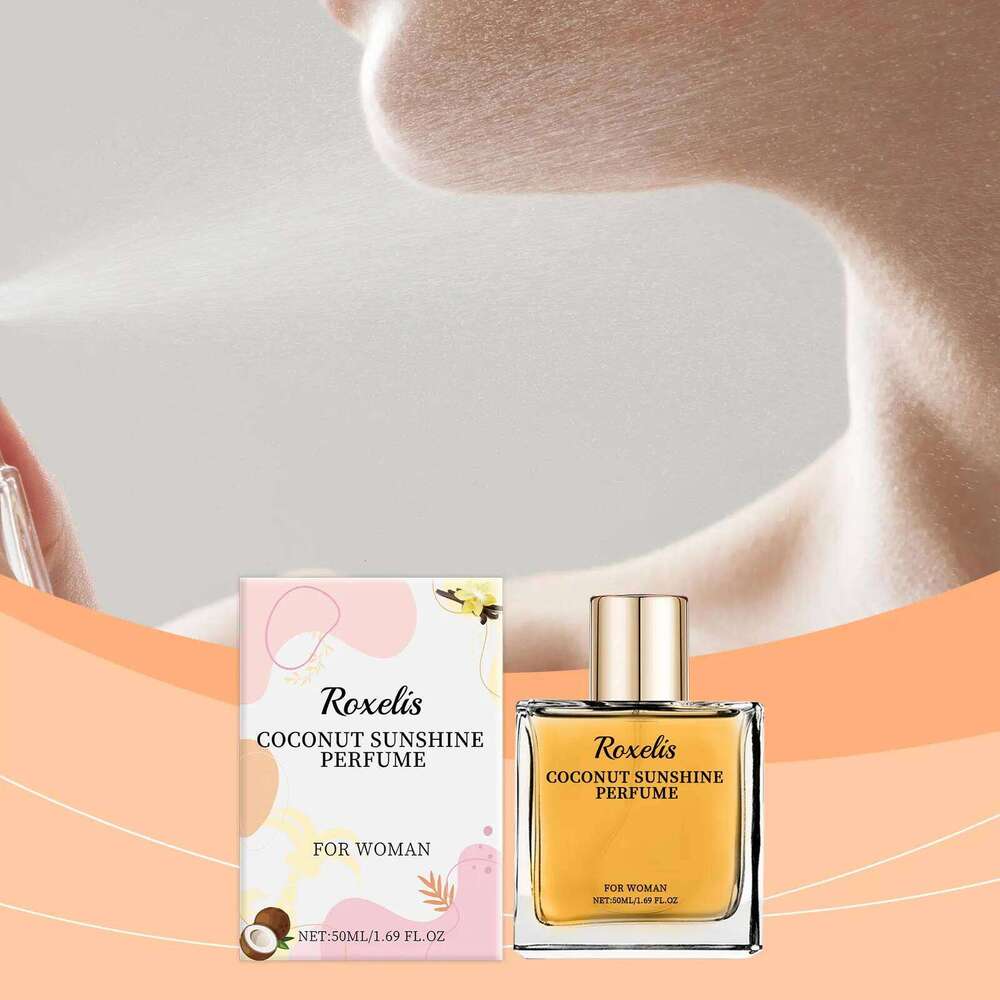 Roxelis Vanilla Coconut Light Lasting Elegant Charming Women Fragrance Convenient Fresh Perfume