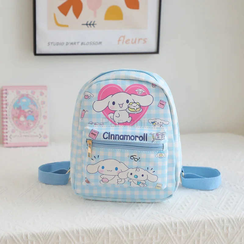 Sanrio Anime Melody Kuromi Cinnamoroll Children Hello Kitty Backpack Schoolbag Birthday Gift Backpacks For Children Kawaii Bags L251022