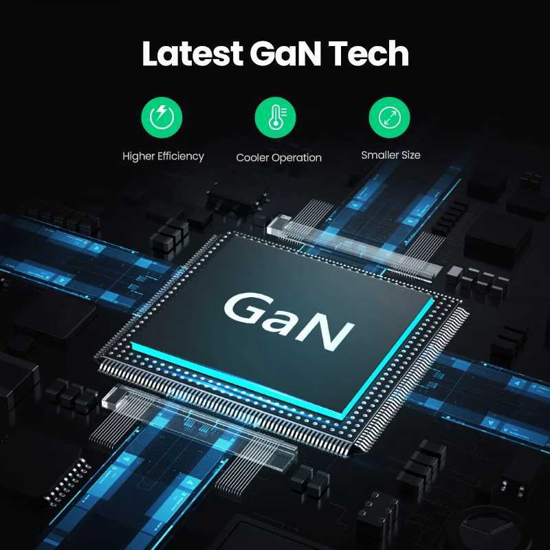 UGREEN UK Plug GaN 100W 65W Fast Charger QC 40 30 for Macbook Air Tablet iPhone 17 16 15 Pro Max USB Type C PD Charger J251114