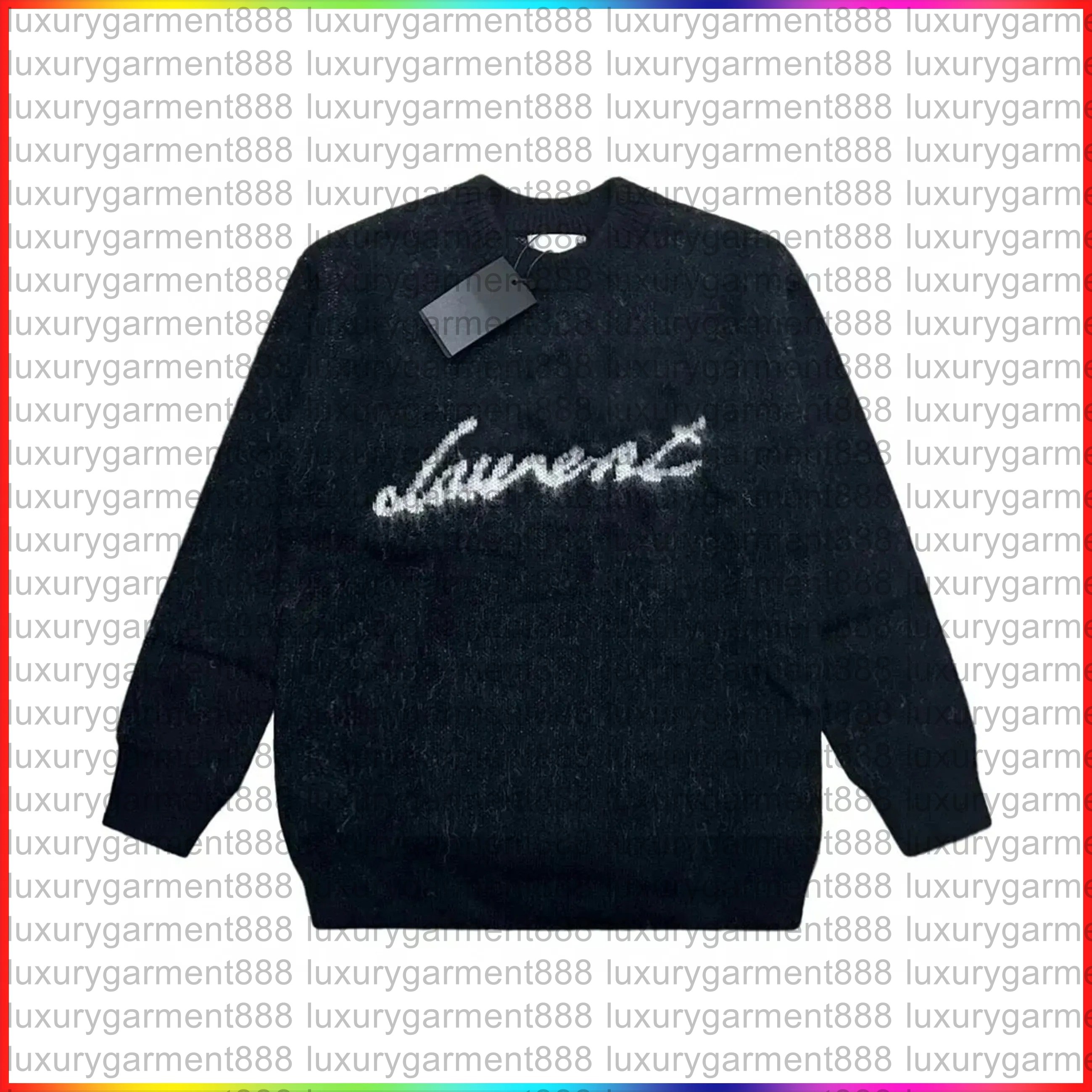 5A 2025 Men sweater Top designer Luxury Casual Loose pull Alphabet Print For Street Mens and Women Sweaters O Neck Long Sleeve Jumper Winter Warm Sweater