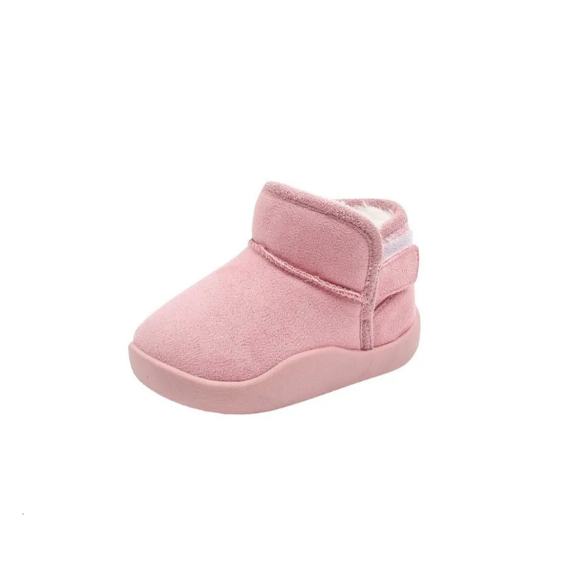 28Years Baby Warm and Velvet Shoes Boys Girls Winter Cotton Boots Thickened Childrens Soft Soled Anti Slip Wholesale 251022