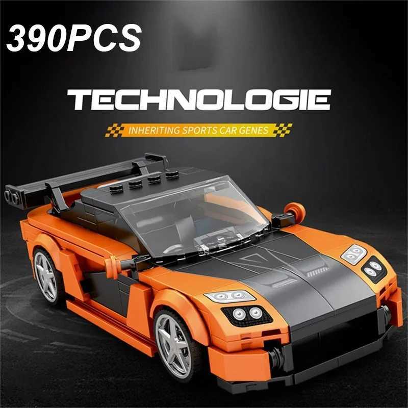 367PCS RX7 Sports Car Building Block Creative City Vehicle Classic Car Model Bricks Desktop Display Toys For Kids Holiday Gifts J251022