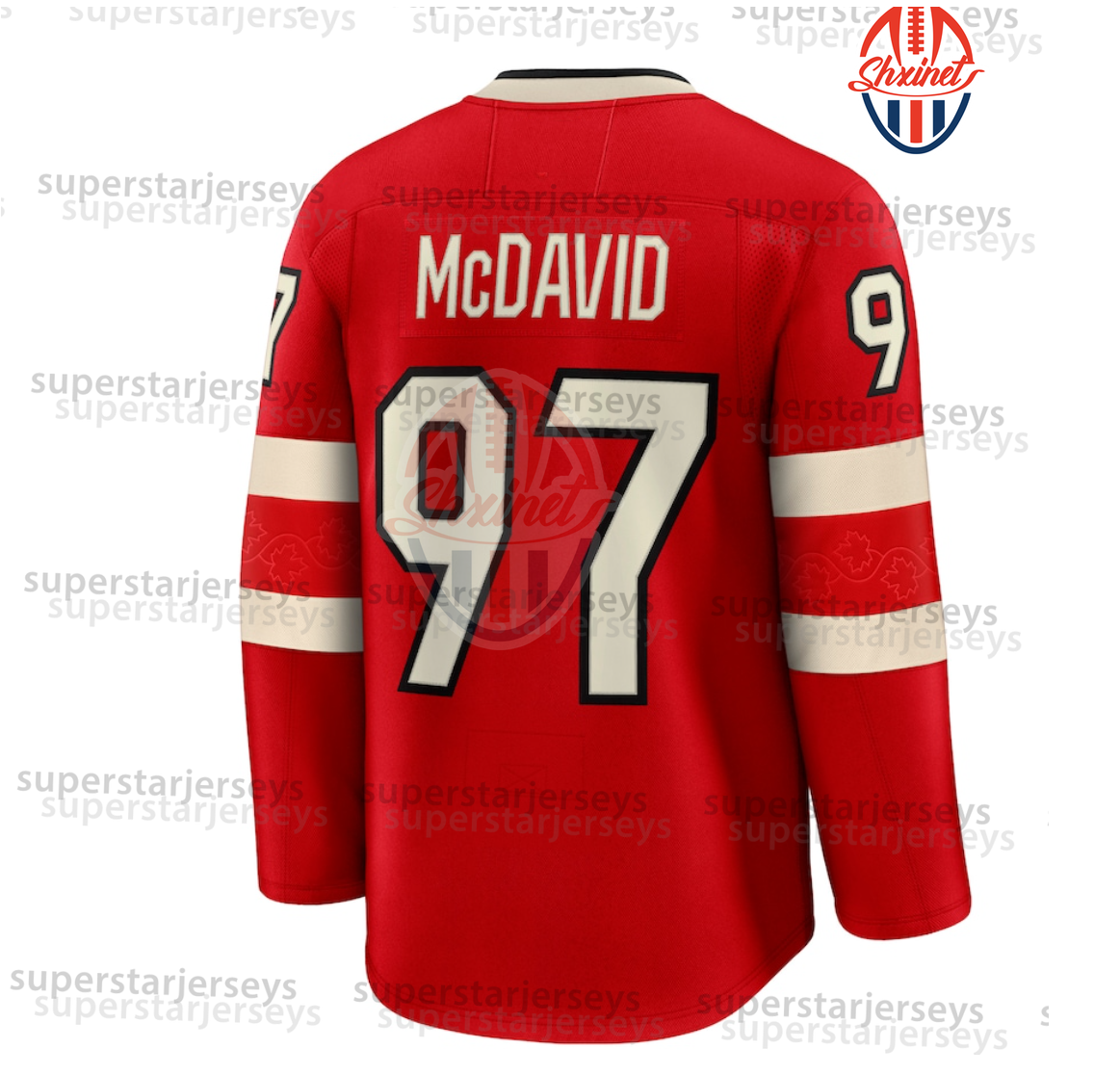 Sidney Crosby 87 Hockey Jersey 97 16 61 8 29 - Long Sleeve Team Adult/Youth 4-Nation Premium Red Hockey Jerseys
