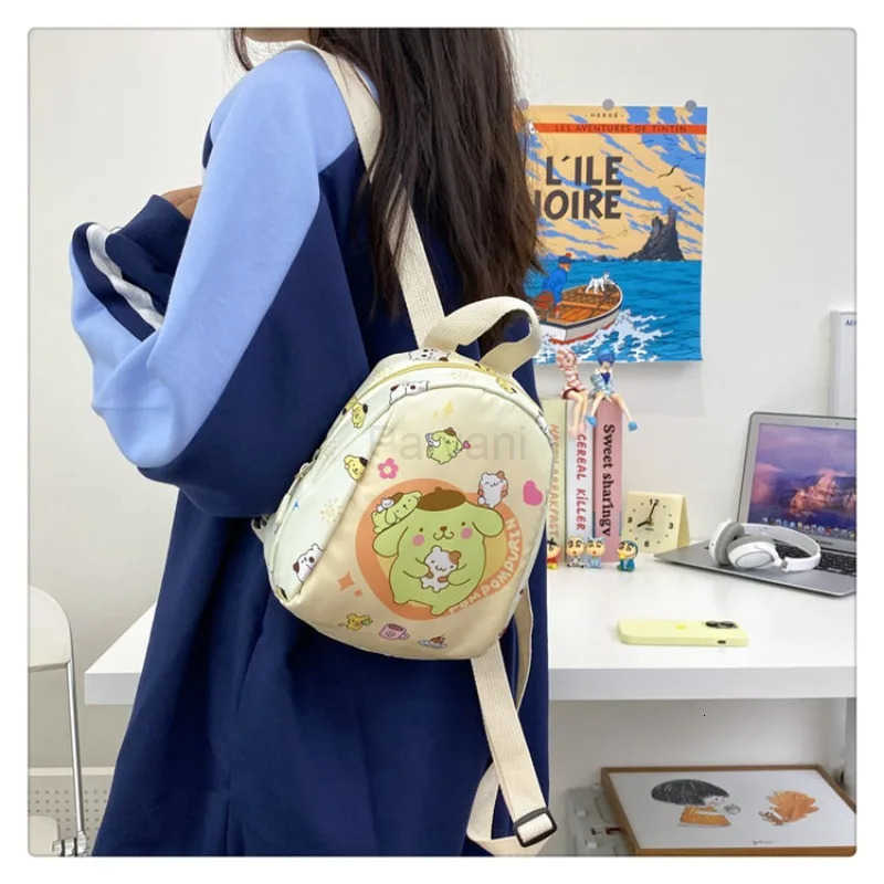 Sanrio Cartoon New Kindergarten and Primary School Class Bag Cute Backpack Fashionable Printed Large Capacity School Bag L251022