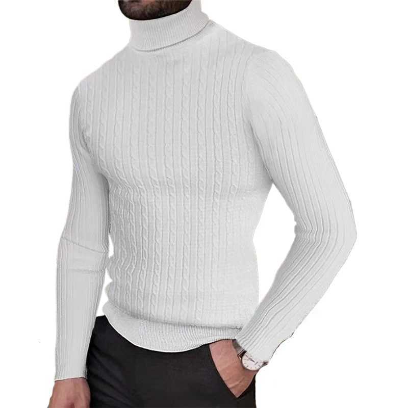 Animal Game Knitted Turtleneck Sweater Outdoor Pullover Sweater Autumn Winter Heavyweight Thick Tracksuit Wool mens Cold BlouseXJ251022