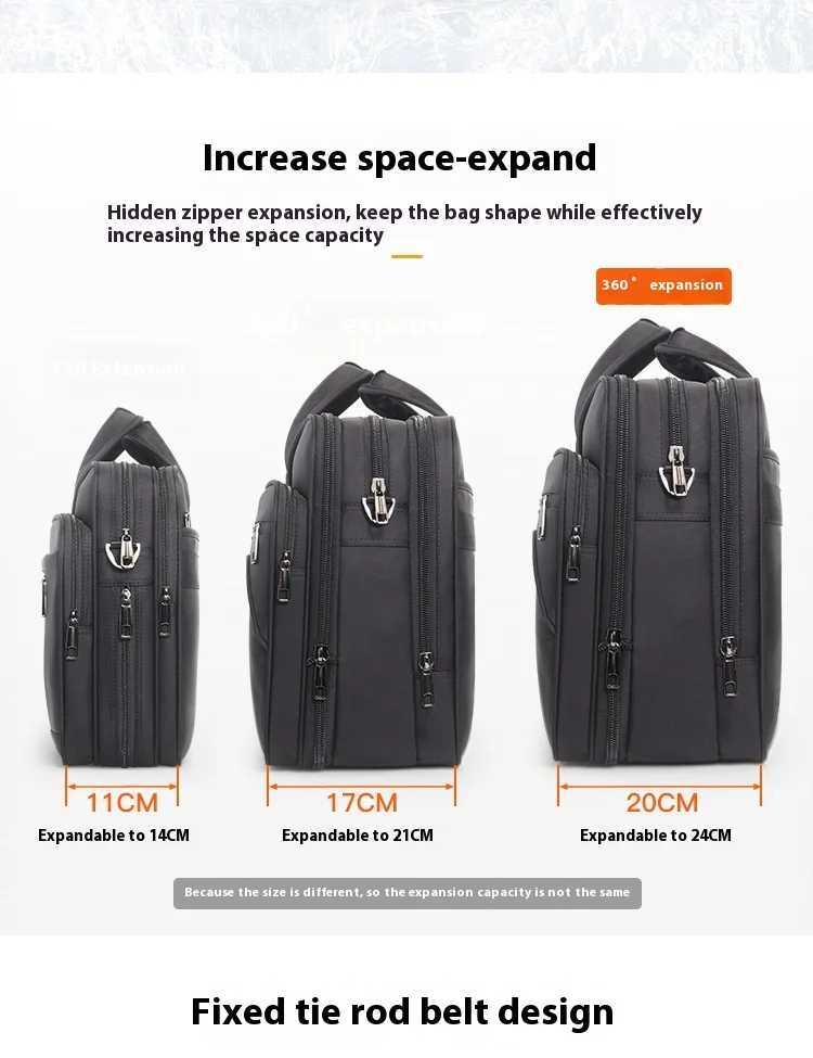 Large Briefcases For Men Canvas Tote Bag 156 Inch 17 Inch 19 Inch Laptop Case Work Bags Office Messenger Bag W251022