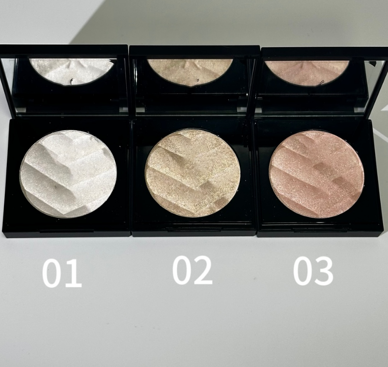 White Leather Permanent High Gloss Powder 5g Brightening Lasting Flawless # 01 # 02 # 03 Exquisite Pearl Good Quality