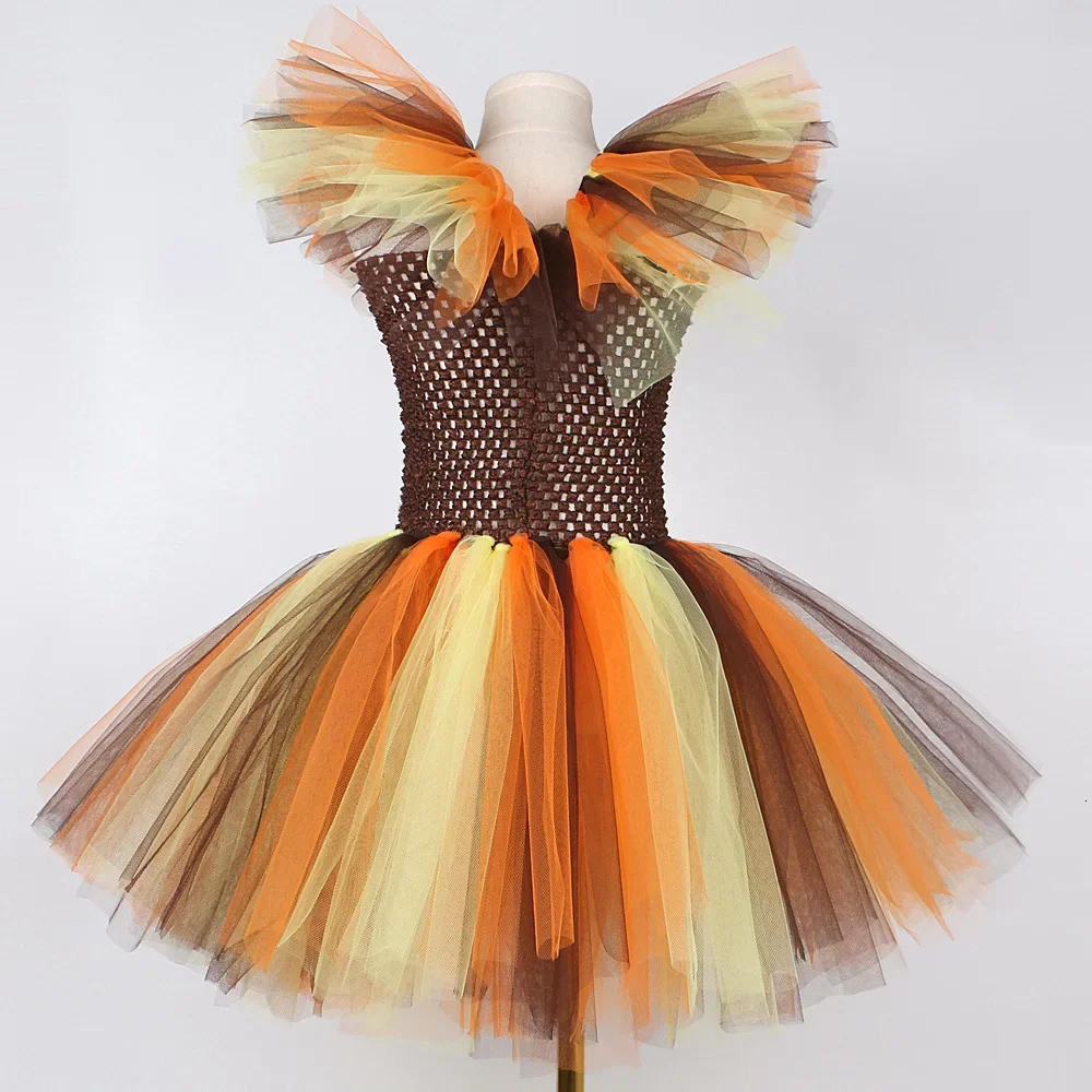 Jungle King Lion Halloween Costumes for Girls Kids Animal Fancy Tutu Dress Children Cosplay Outfit for Birthday Carnival Party 251021