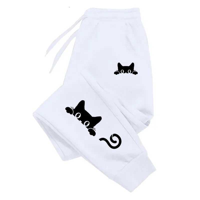 Cute Cat Printed Womens Sweatpants Daily Casual Fashion Trousers Sports Jogging Sweat Woman Pants Outdoors Street Hot Sale PantsT251022