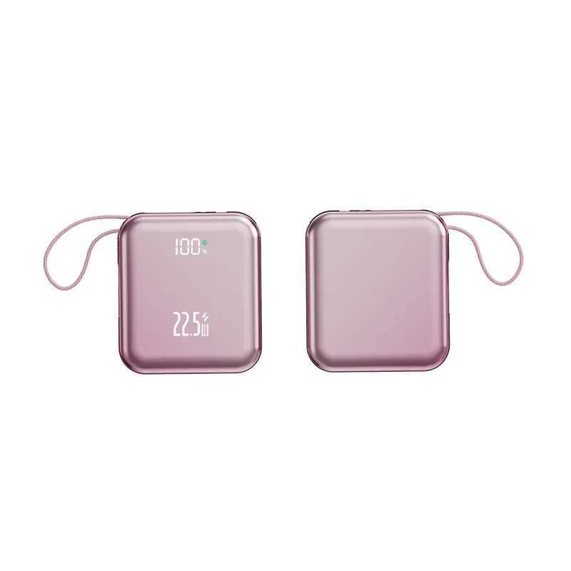 New 20000 MAh Mini Power Bank with Builtin Cable and 225W Fast Charging Battery Pack for iPhone J251114