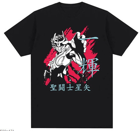 Europe and the United States wind cotton short sleeve American anime print loose fit - TT8741
