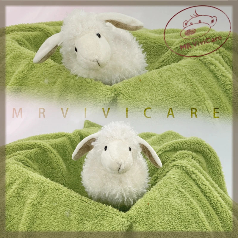 Children Soft White Sheep Plush Doll Baby Cute Animal Girls Stuffed Home Toys Sleeping Mate 251022 - view 7