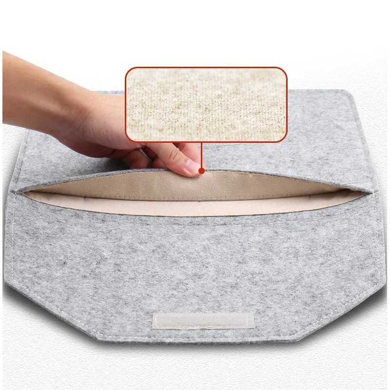 12133141515616 inch Laptop Sleeve Felt Ultralight Notebook Tablet Pad Case Multipocket Pouch Bag Briefcases For Macbook W251022