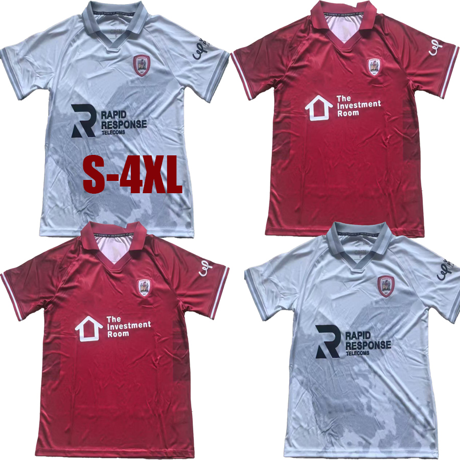 25 26 Barnsley Soccer Jerseys 25 26 BENSON FC home away 2025 2026 O'KEEFFE PHILLIPS COSGROVE JALO Football Shirt