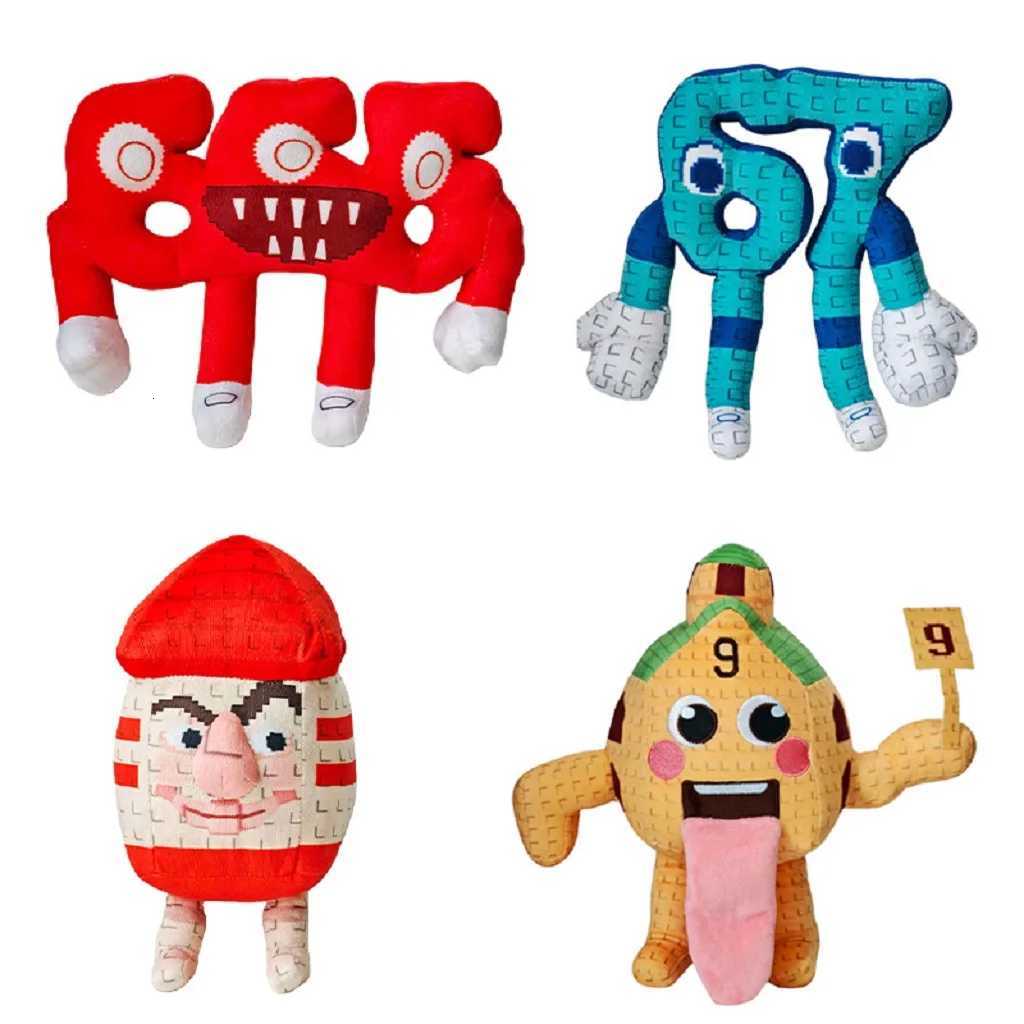 New steal a brainrot Sammy Jandel plush Funny No 9 No 67 Plush Tongue Spitting Handheld Number 9 Stuffed Digital Doll Toy GiftL251022