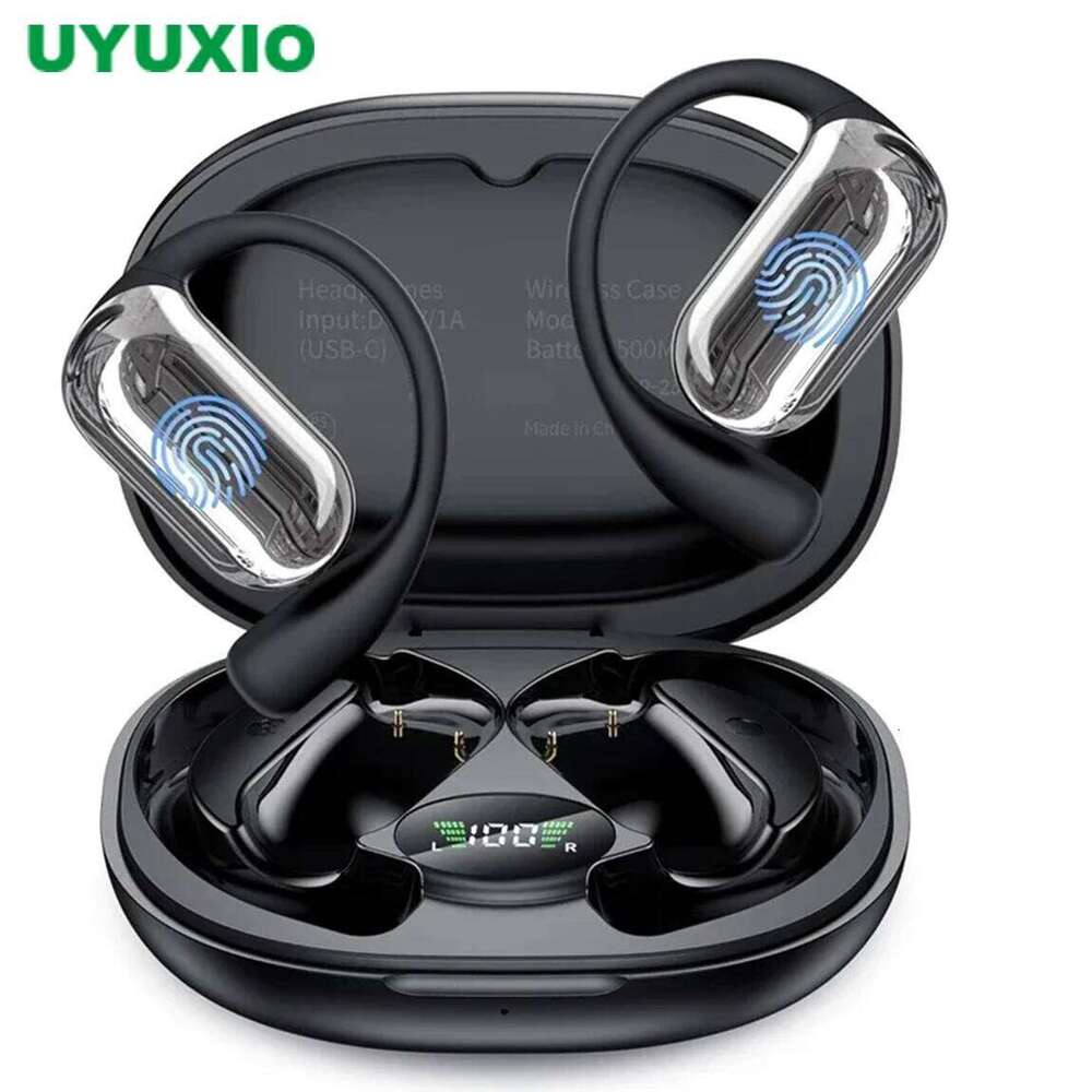 UYUXIO Real Time Translator Headphones AI Language Translation Earbuds 144 Languages & Accents 3 In 1 OWS Ear Buds For Business
