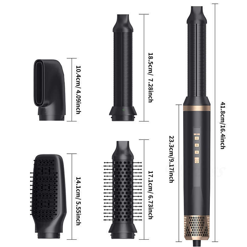 Famous Brand Designer High Power Speed Anion Brushless Hot Air Comb Blows Clothes Hair Straightening Portable Curling Iron