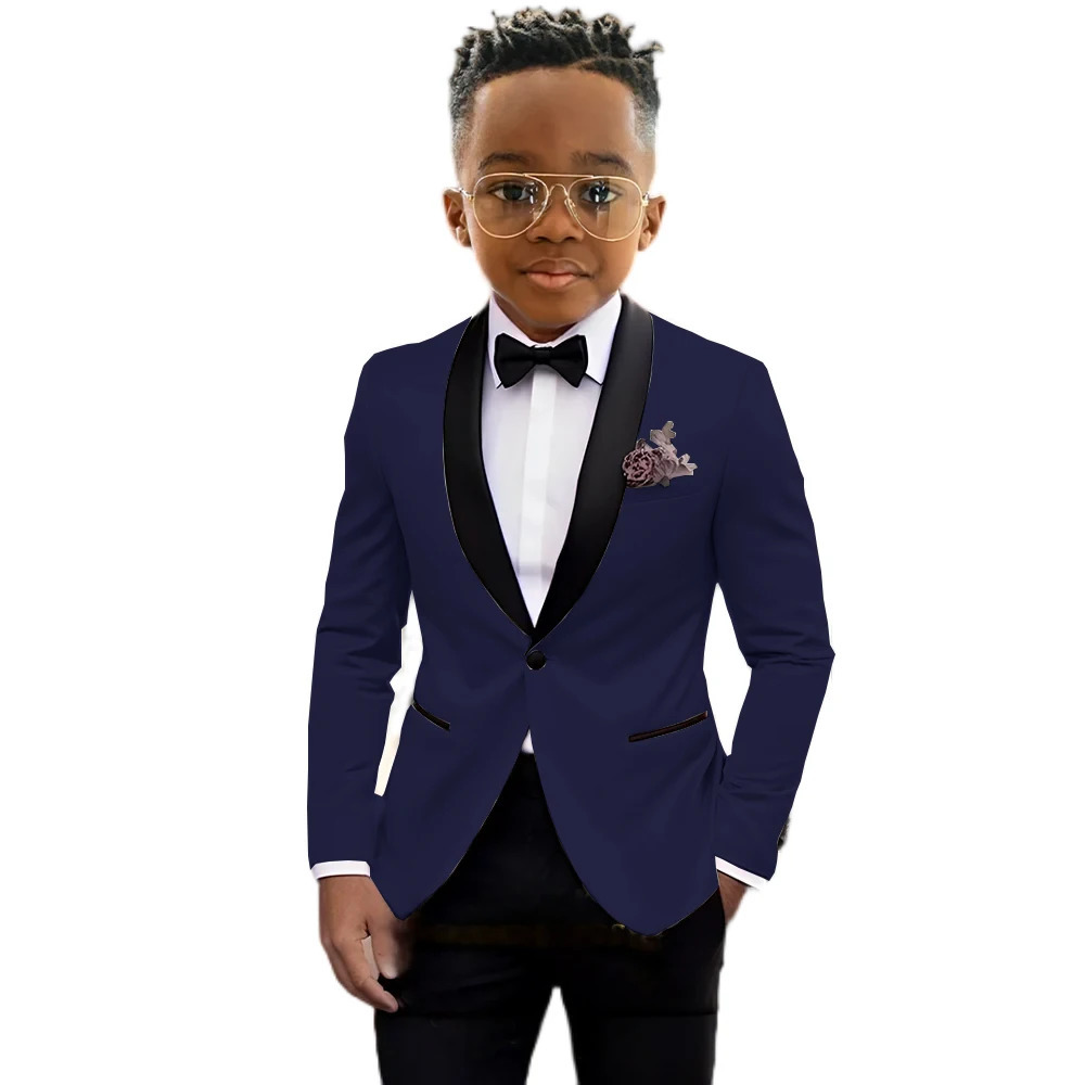 Suit For Boy Blazer Pant Sets 2 Piece Child Slim Fit Wedding Suit Set Formal Wear Birthday Stage Performance Costumes 216 Years i251021