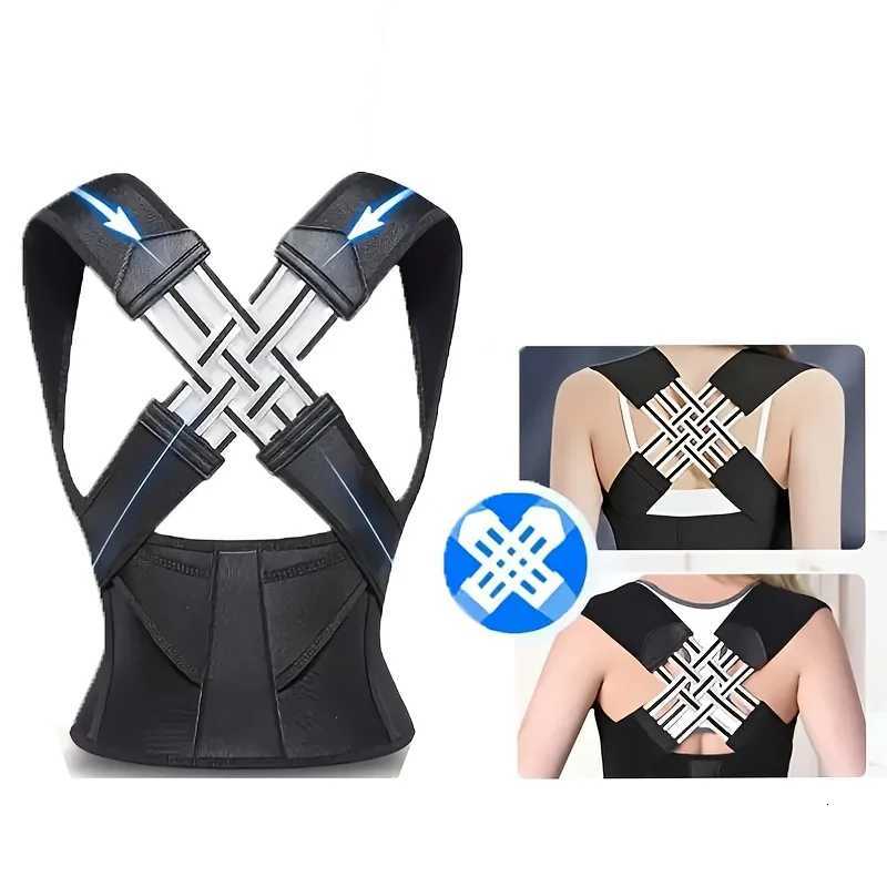 Dropshipping Stock Adjustable Back Posture Corrector Belt Women Men Prevent Slouching Relieve Pain Posture Corrector D251022