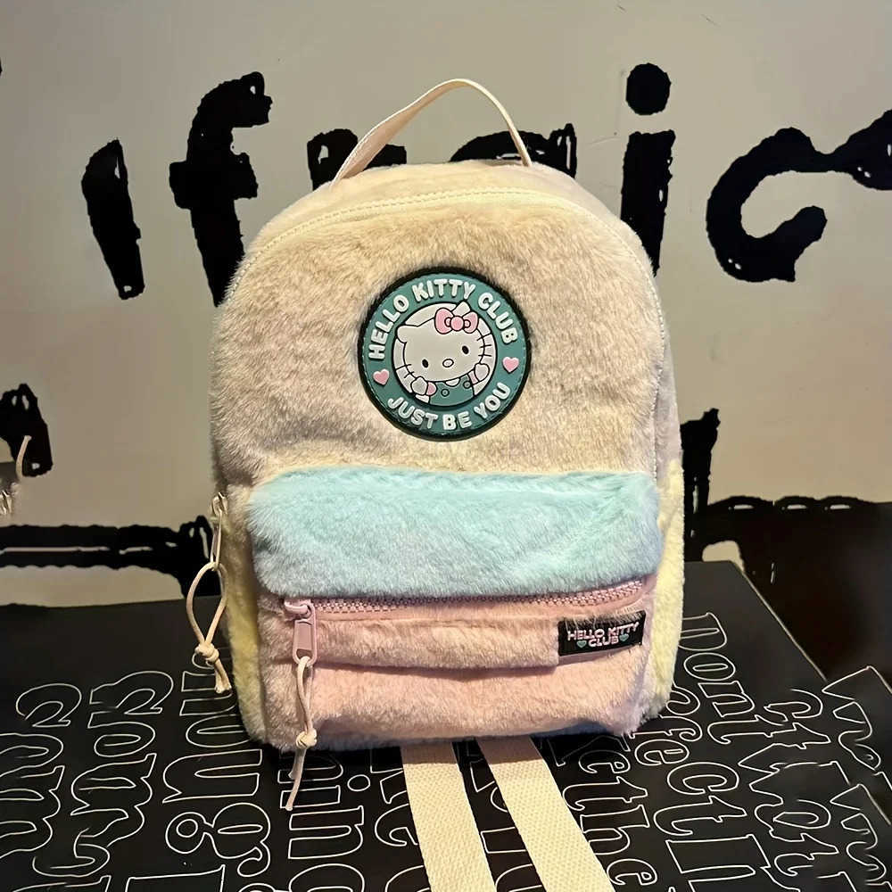 Sanrio Backpack Cute Cartoon Plush Womens Backpack Travel Storage Womens Makeup Bag L251022