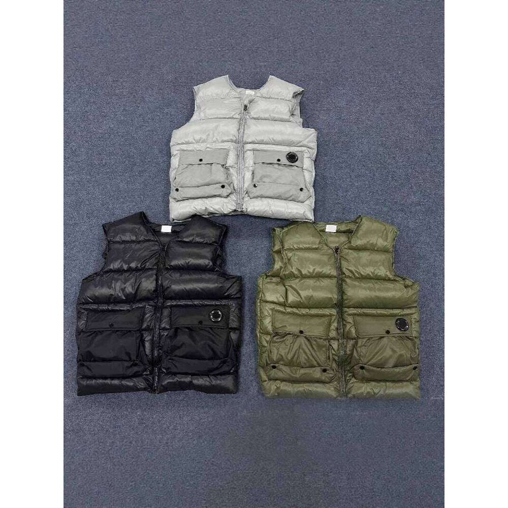 2025 Vests Coats Windbreaker Zipper Outwear Coat Men Jacket Women Vest Clothes Down Parkas Warm Sleeveless Casual Waistcoat