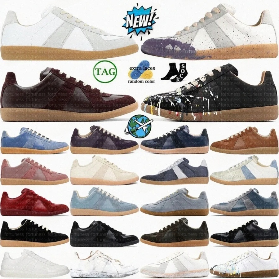 mens sneakers maison designer shoes margeilas gats women running shoes replicate suede woman mens sneakers Flat foam casual shoes trainer men outdoor shoes