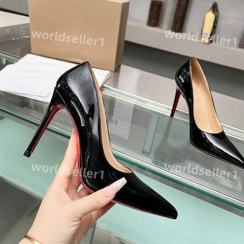 Iriza Sandal Women High Heel Kate Stiletto Sandals Patent Leather Ankle Strap Brand Wedding Party Shoes Sexy Pointed Toe Red Women Sandals