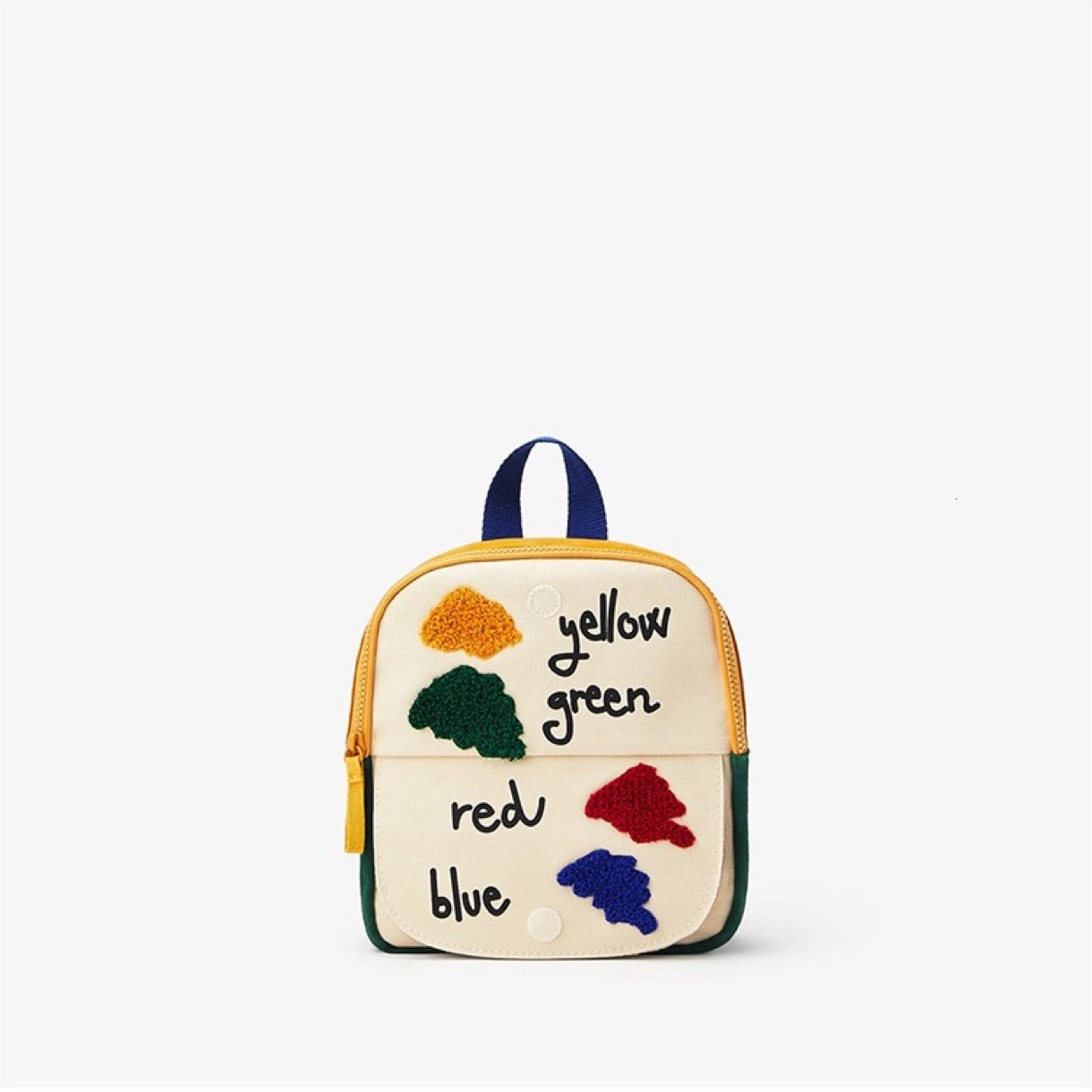 New best-selling designer children's bag, kindergarten backpack, flip cover graffiti cloud cartoon cute canvas backpack