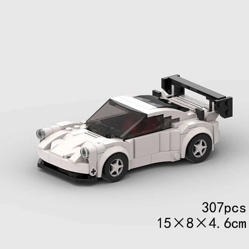 MOC Car Speed R34 488 Pickup R32 Racing Vehicle Model Building Block Super Race brick Christmas Gift City Technical rally sport J251022