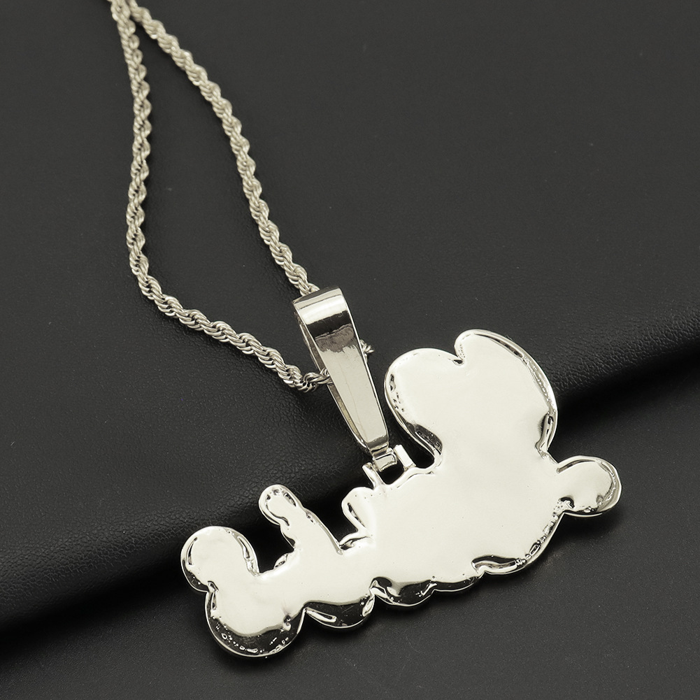 Men Women Customized letters Hip Hop Pendant Necklace Iced Out Bling 5A CZ Cubic Zirconia Rope Chain Necklace Punk Rapper Jewelry R251022