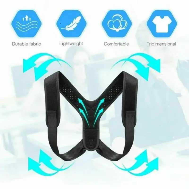 Adjustable Back Posture Correction Strap Hunchback Prevention Sitting Posture Correction Breathable Suitable for Men and Women D251022
