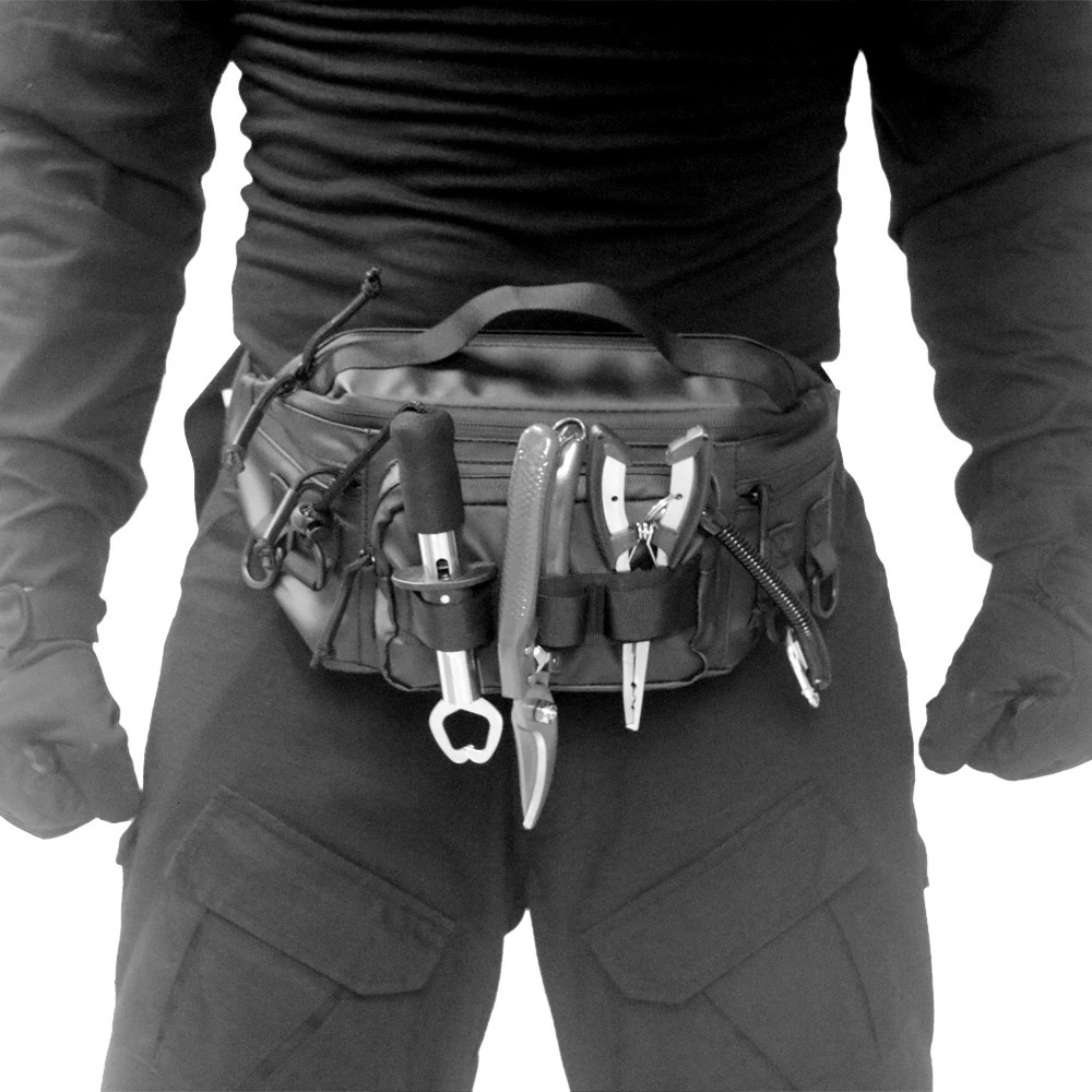 Zipper Outdoor Fishing Bag Lightweight Waterproof Multifunctional Waist Chest Sports for Men 251014