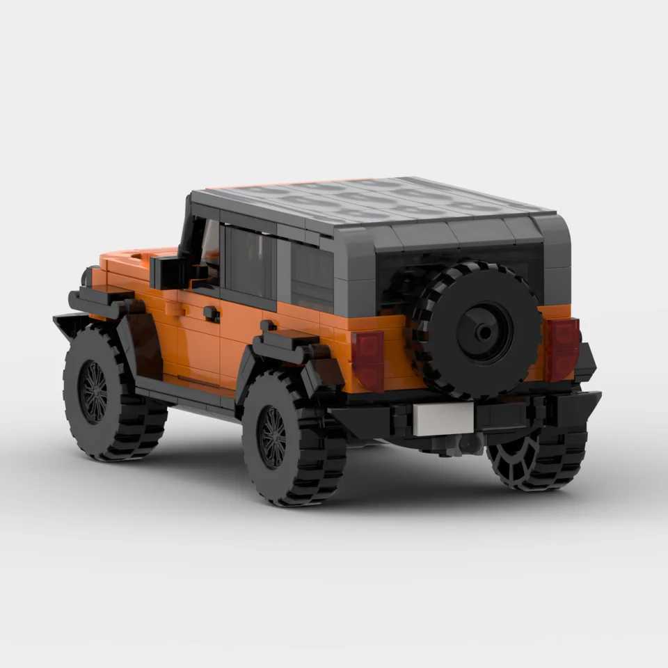 MOC Fordham bronco racing sports car Vehicle Racer Building Blocks Brick Creative Garage Toys for Boys Gifts J251022
