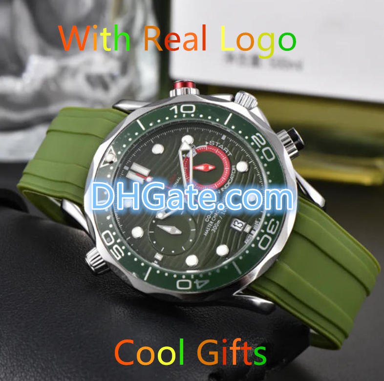 Red Arrow Pins Sea 007 Professional Stainless Steel Wrist for Men speed master All Dial Work Quartz Watch Stopwatch man og300 50th gifts Automatic Date Male Clock