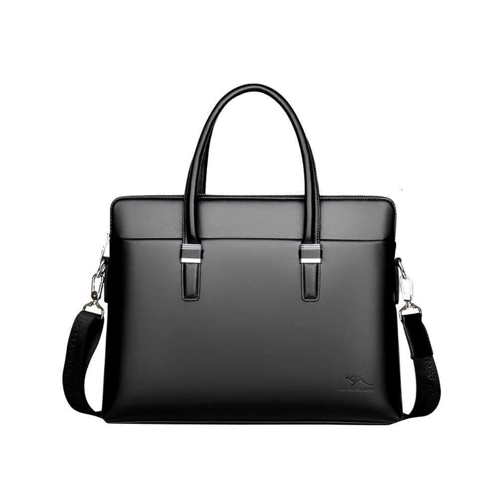 Shoulder Messenger Bag Black for Men Laptop Briefcase Bags Mens Office Business Tote W251022