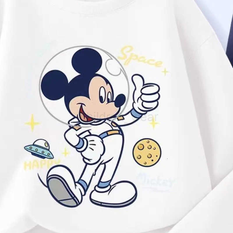 Disney Autumn Baby Girls Boy Clothes Set Children Mickey Printed Sweatshirts Pullover Top And Pants Suit Kid 2pcs Tracksuits H251022