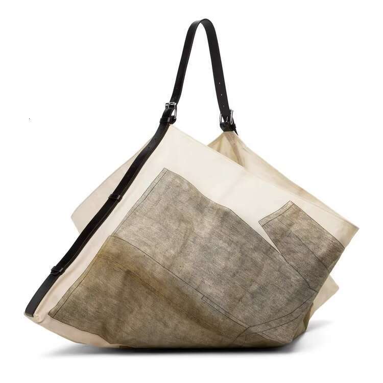 Collaboration Series Canvas Design Sense Niche Tote Single Shoulder Large Capacity Bag