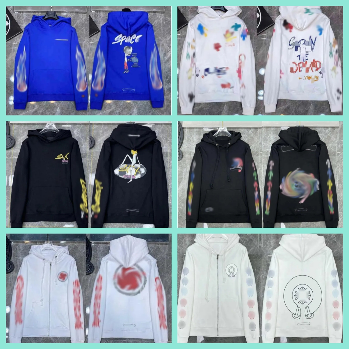 New chrome hoodie designer hoodie men ch hoodie zip up sweatshirts cotton mens hoody high quality pullover long sleeves sanskrit letter print cross chrome