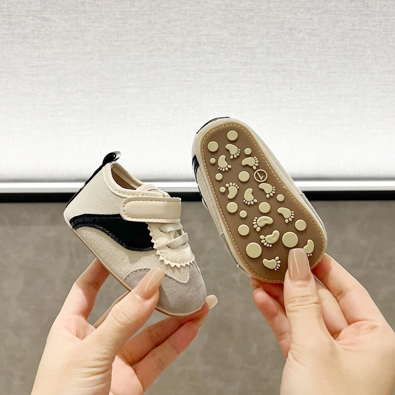 borns Baby Sports Shoes Striped Casual Anti Slip for Centenarians Boys and Girls Aged 018 Months 251022